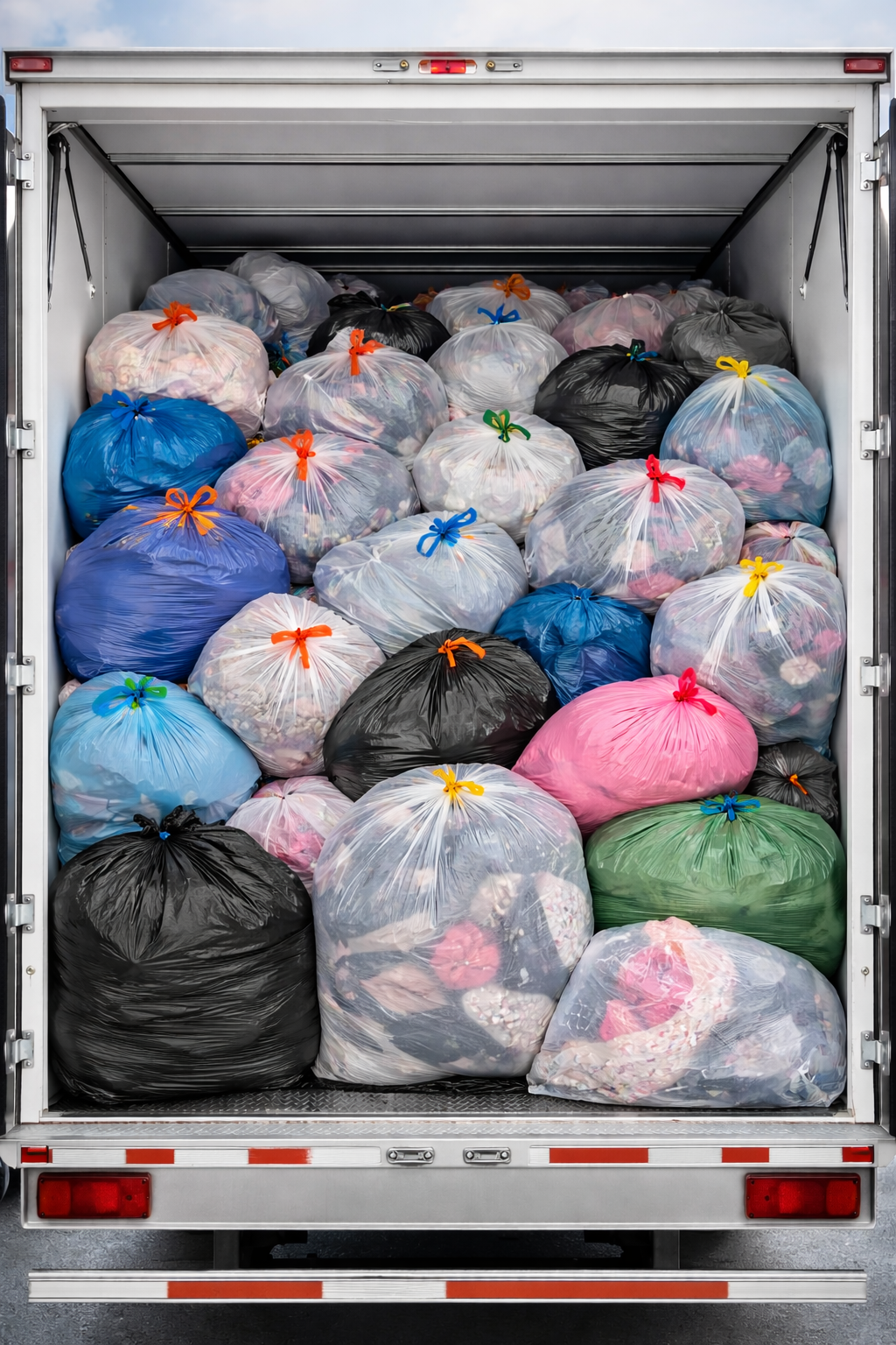 Compressed bale clothing